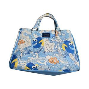 Loungefly Disney Finding Dory Nemo Blue Purse